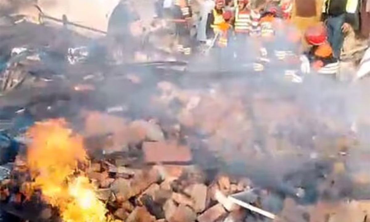 पाकिस्तानमा रासायनिक कारखानामा विस्फोट, १२ जनाको मृत्यु