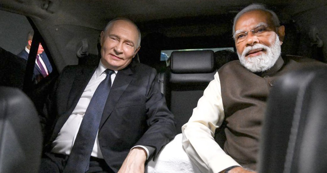 भारत पुगे पुटिन : मोदीले दिए रूसी भाषामा लेखेको गीता उपहार